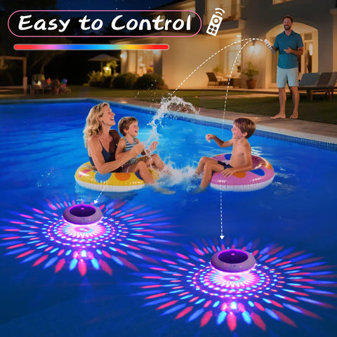 Cootway hangable solar floating light adds versatile poolside charm.