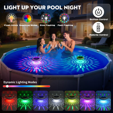 Cootway IP68 waterproof float light suited for any weather.