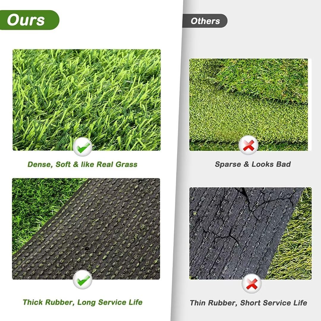 CooZero large pet-friendly grass patch for patios or yards