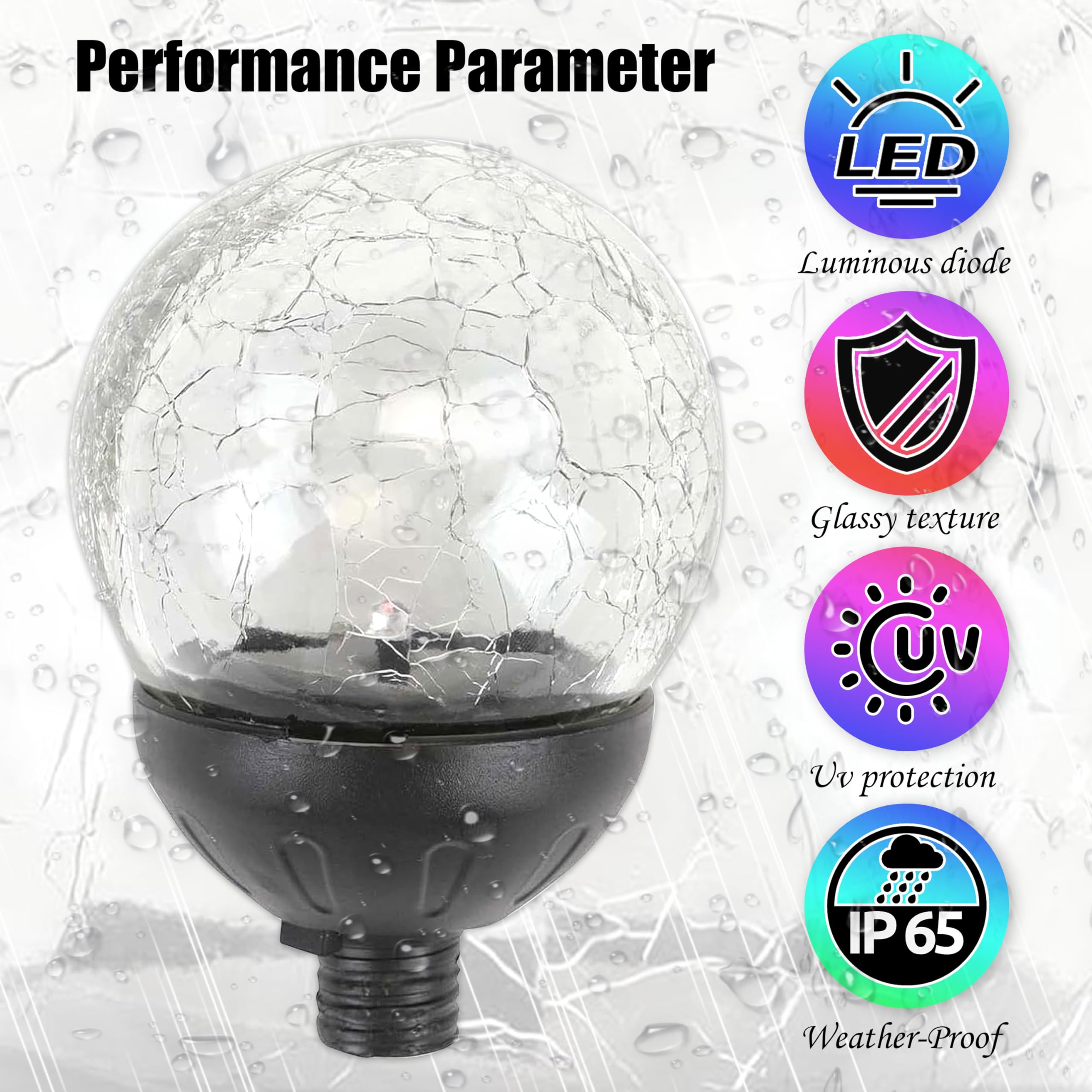 COOZZYHOUR IP44 weather-resistant design withstands rain and snow for year-round use.