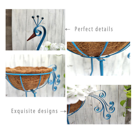 COOZZYHOUR metal-construction planters emphasize durability and weather resistance.