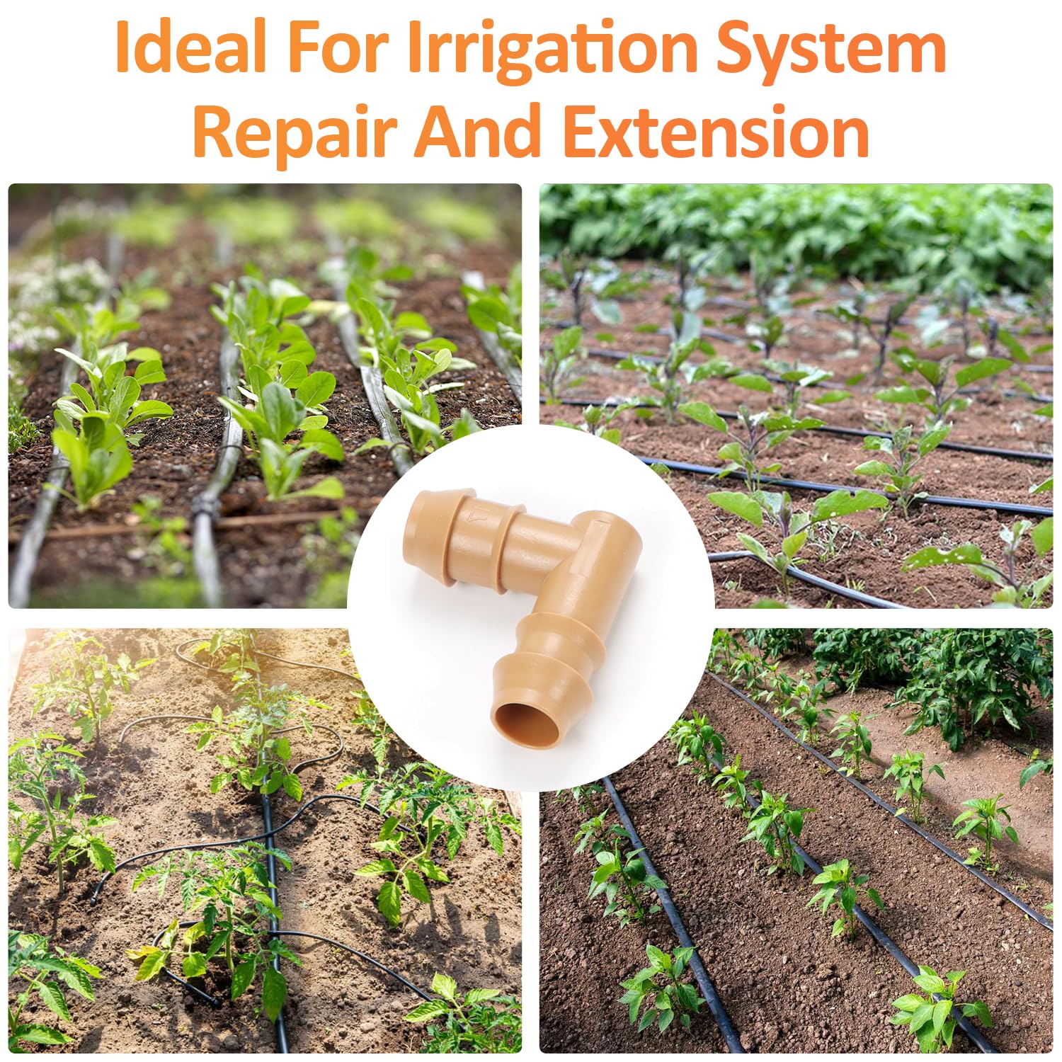 Copadri 25-pack elbow set enables flexible irrigation layouts