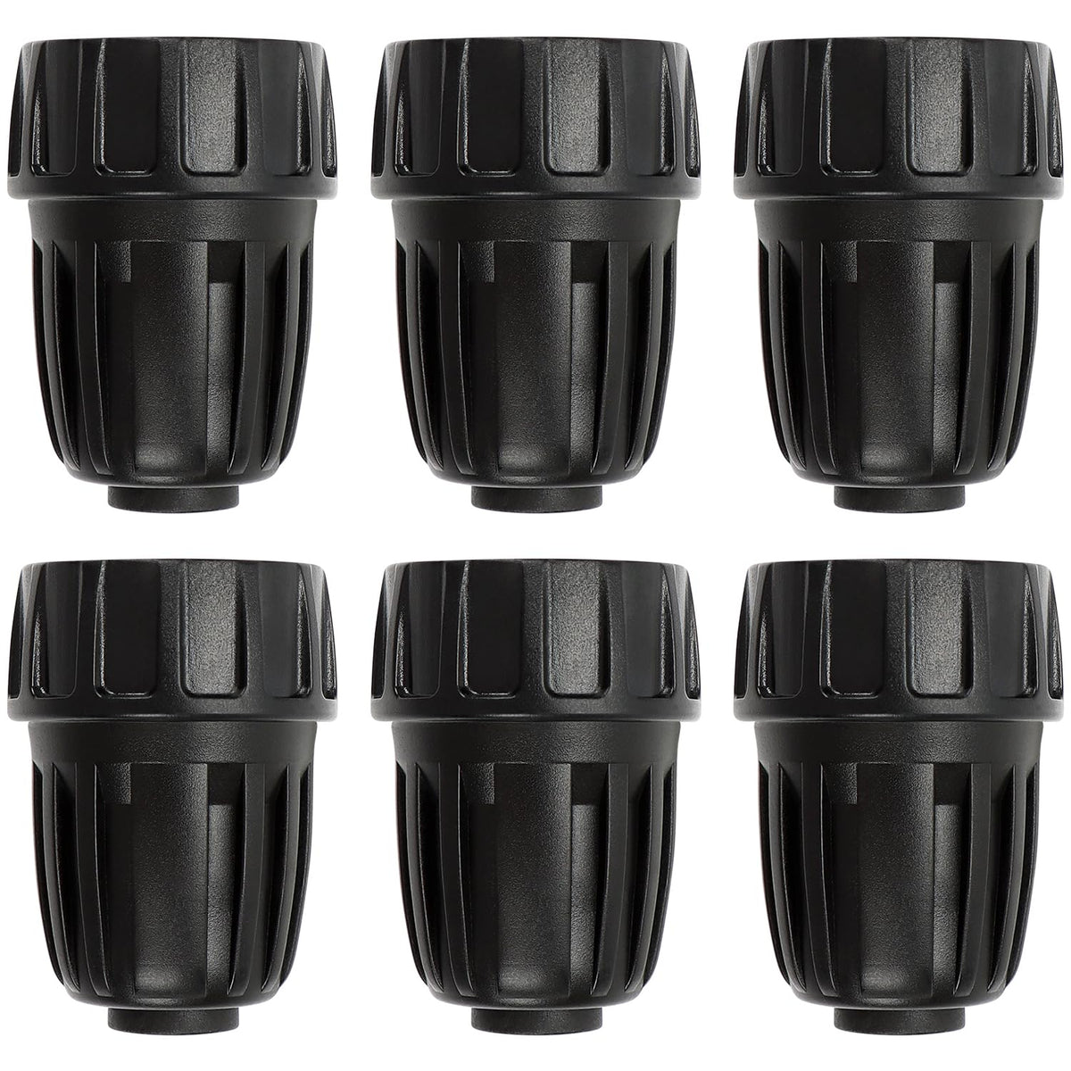 Copadri 3/4 FHT to 1/2 drip adapter connected to faucet for drip irrigation