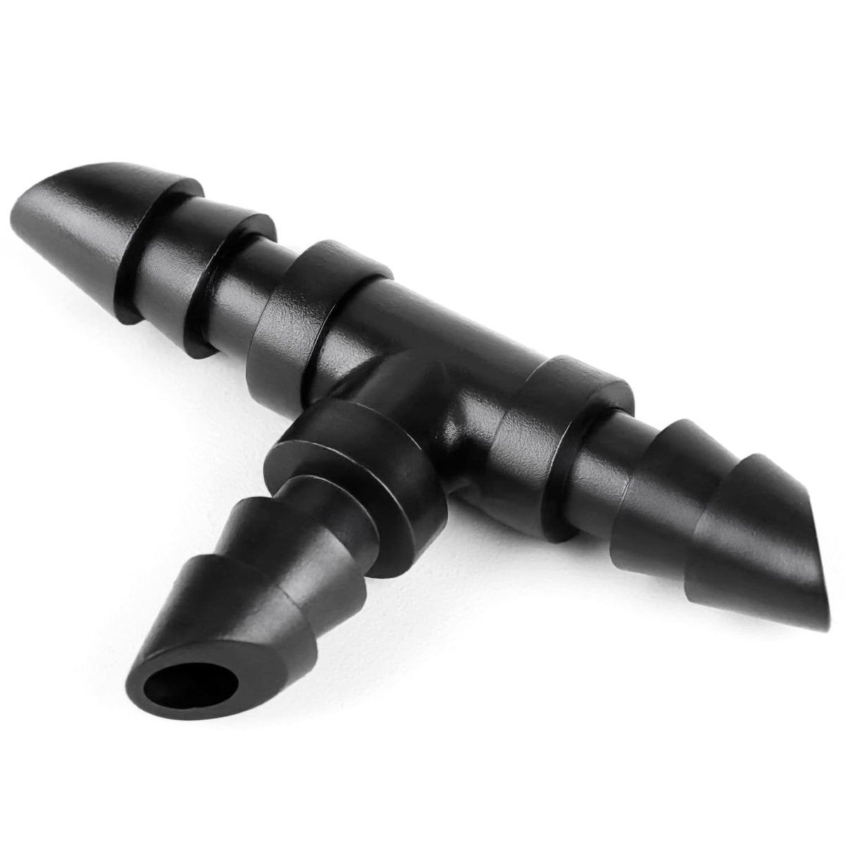 Copadri 60pc 1/4-inch barbed tee fittings for quick, secure drip connections.