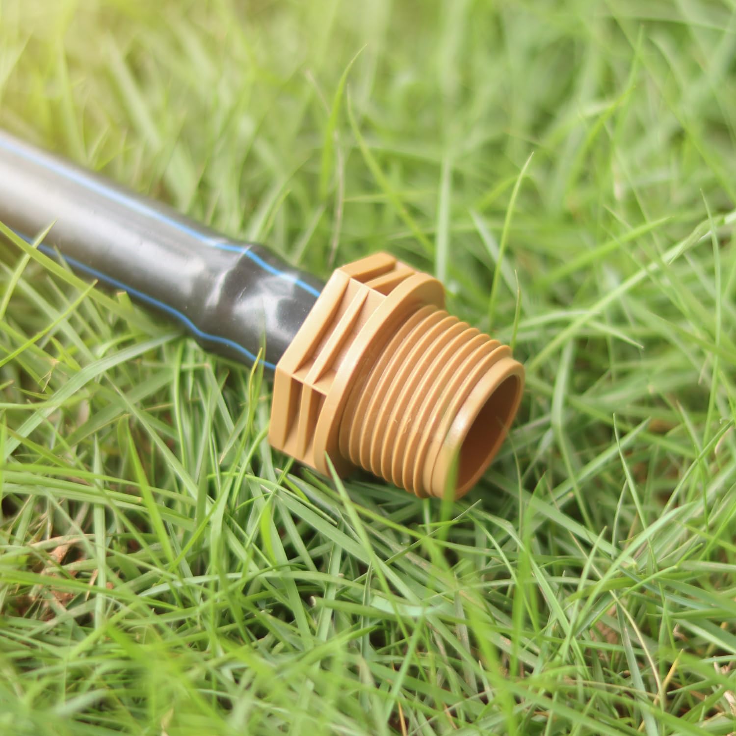 Copadri below-ground drip system use shows versatile compatibility with PVC and tubing.