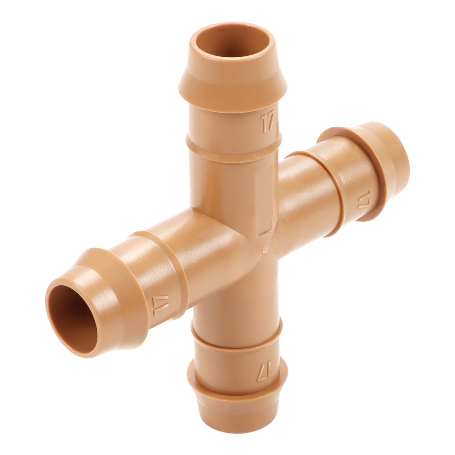 Copadri cross tee fitting in a 12-pack for quick 1/2-inch connections.