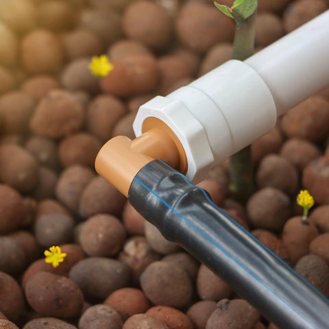 Copadri drip tubing adapter for 1/2 inch fittings supports simple, durable irrigation