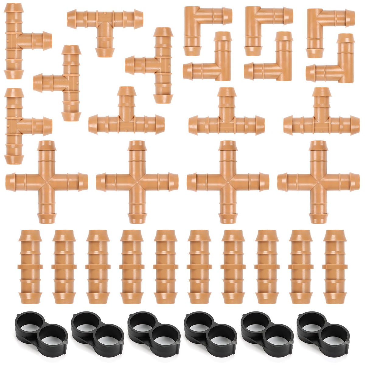 Copadri halfinch drip fittings kit with 34 pieces for flexible irrigation projects.