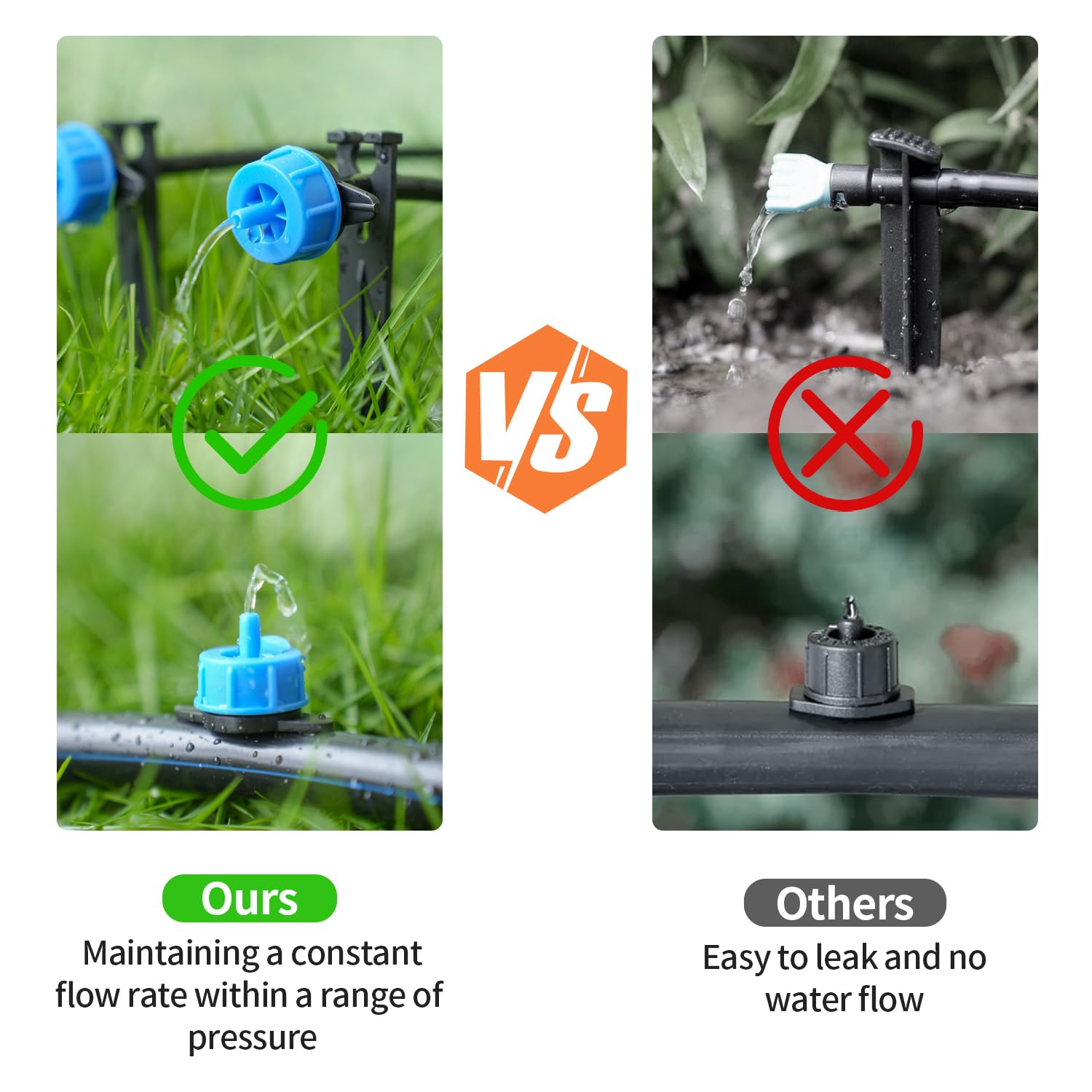 Copadri 50 pack emitter set for larger garden projects.