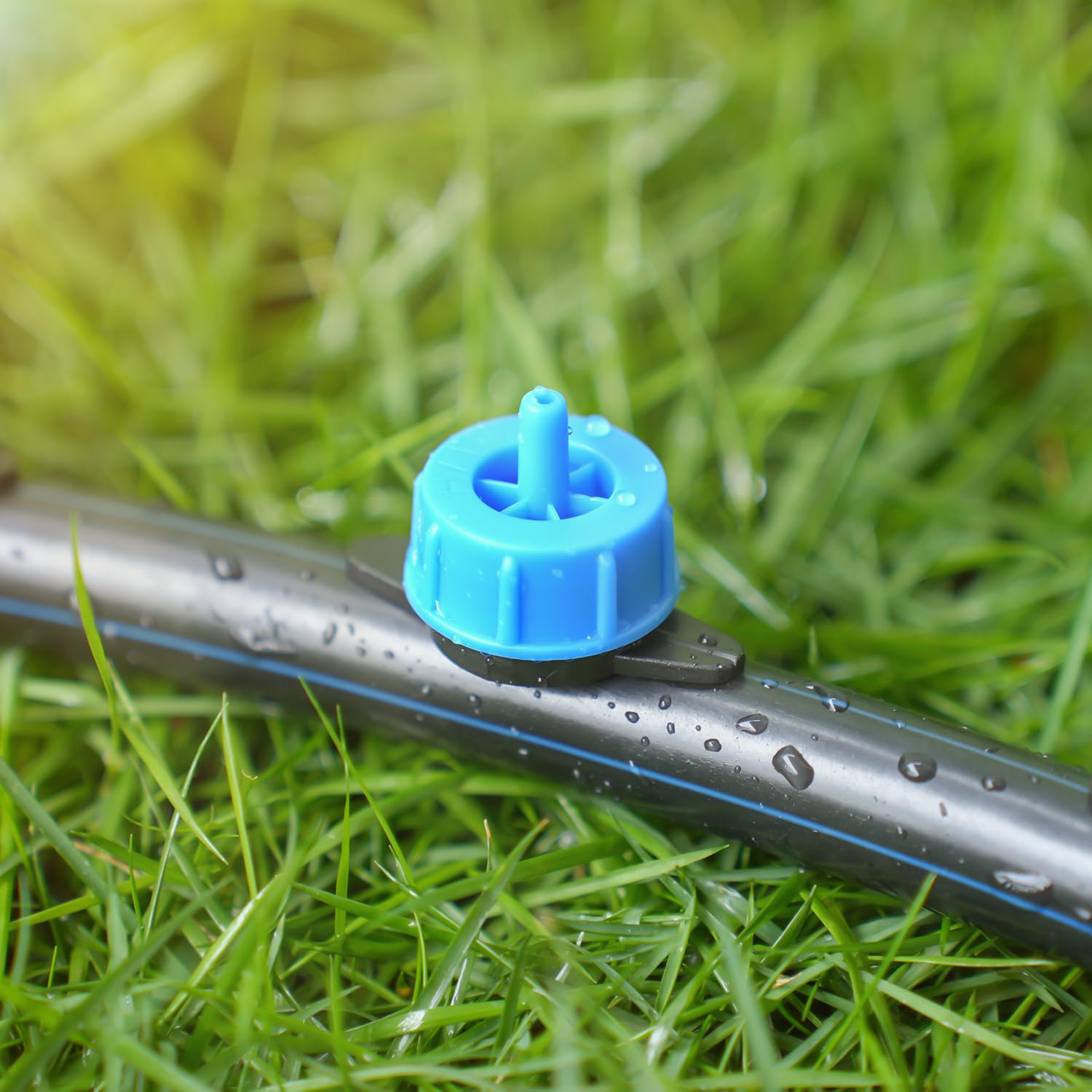 Copadri half-gph emitter shows inline flow for efficient watering.