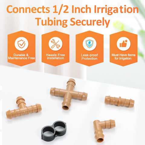 Copadri UV resistant drip system parts designed for outdoor use and long life.