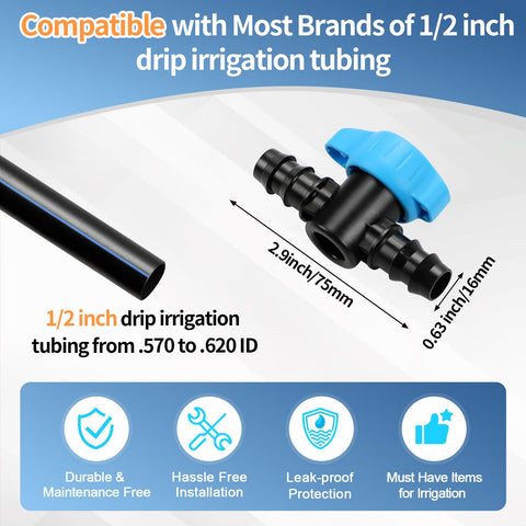 Copadri valve in packaging highlights an easy-start irrigation kit for beginners.