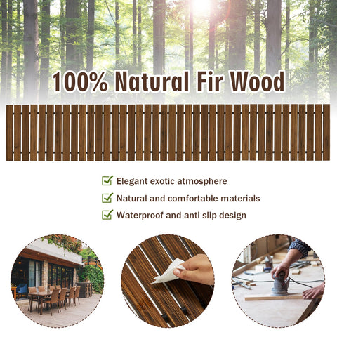 Coperat premium fir wood offers durable, natural aesthetics for outdoor spaces.