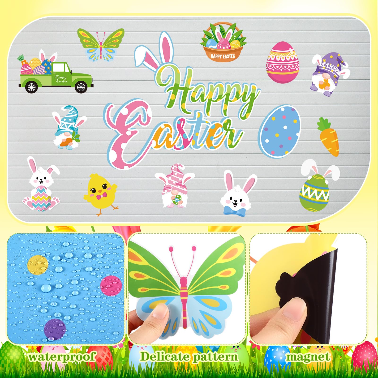 Copkim butterfly patterns enliven any metal surface for Easter.