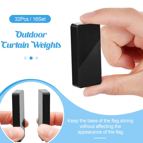 Copkim magnetic curtain weights close-up showing durable magnets