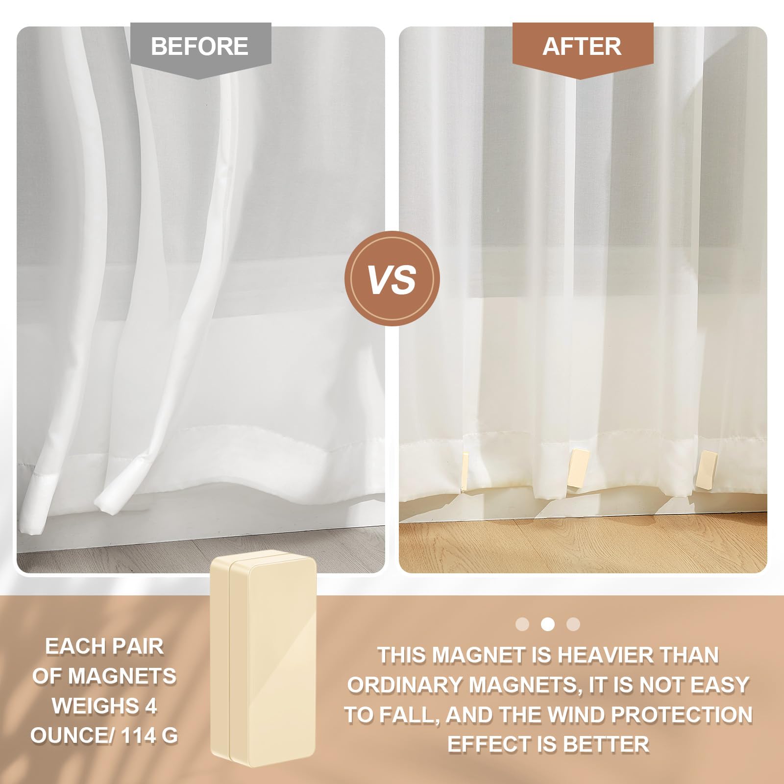 Copkim tablecloth weight attachment secures fabric outdoors.