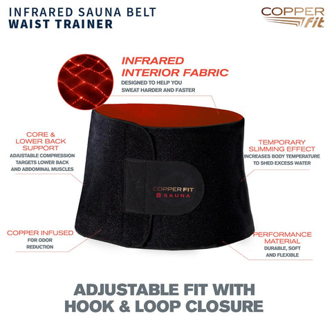 Close-up of infrared fabric highlighting copper-infused material for freshness