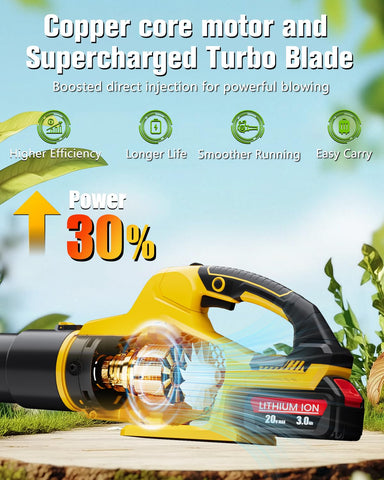 Lightweight, balanced design with anti-slip handle for easy use.