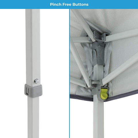 CORE canopy fabric delivers 50+ UV protection for comfort.