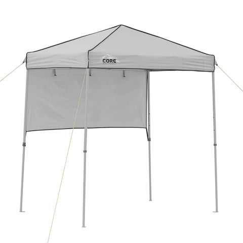 CORE Instant Straight Leg Canopy frame shows sturdy steel for fast setup.