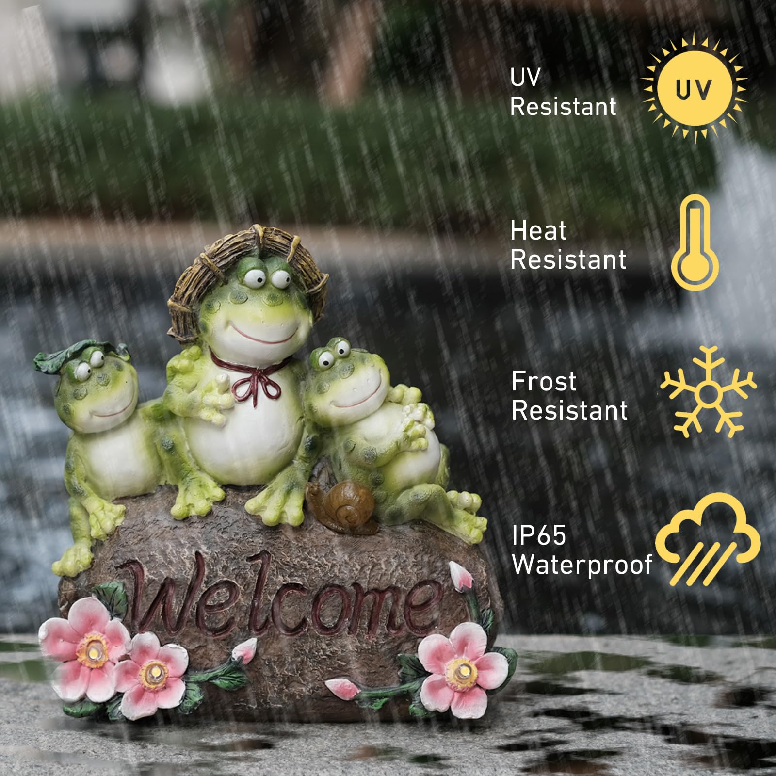 CORIETTA garden frog decor makes a thoughtful gift for gardeners.