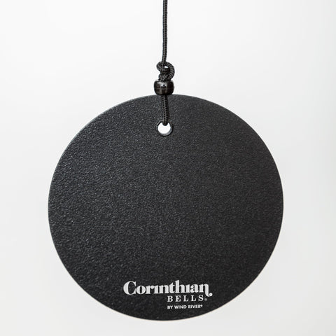 Corinthian Bells 27in outdoor patio setup showing compact, elegant design.
