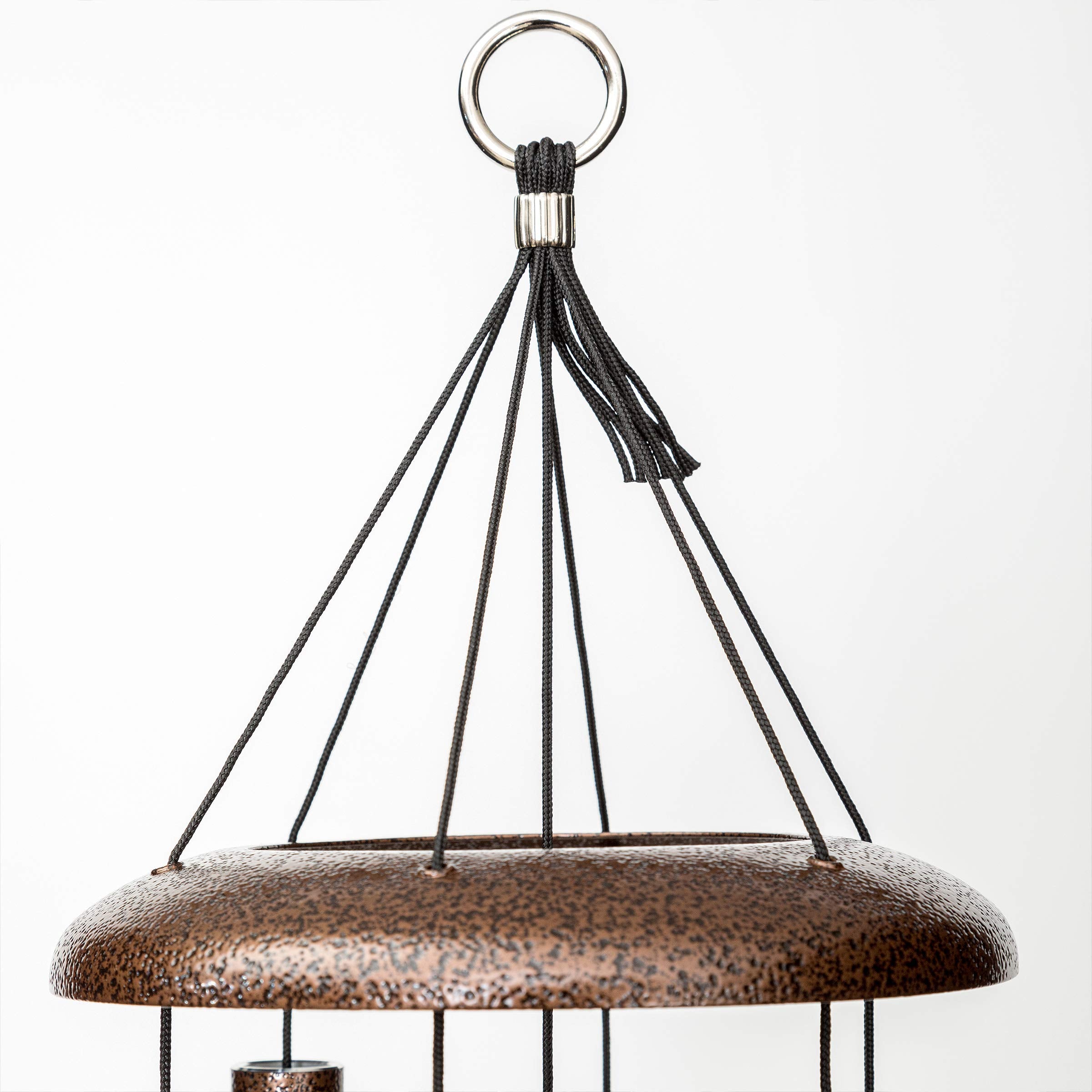 Corinthian Bells wind chime nine powder-coated finishes for yard styling.