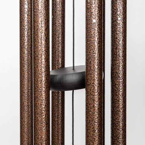 Corinthian Bells copper-vein tubes deliver a full pentatonic chord outdoors.