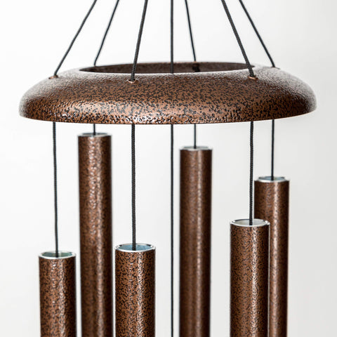 Corinthian Bells wind chime pentatonic-scale tuning creates harmonious outdoor tones.