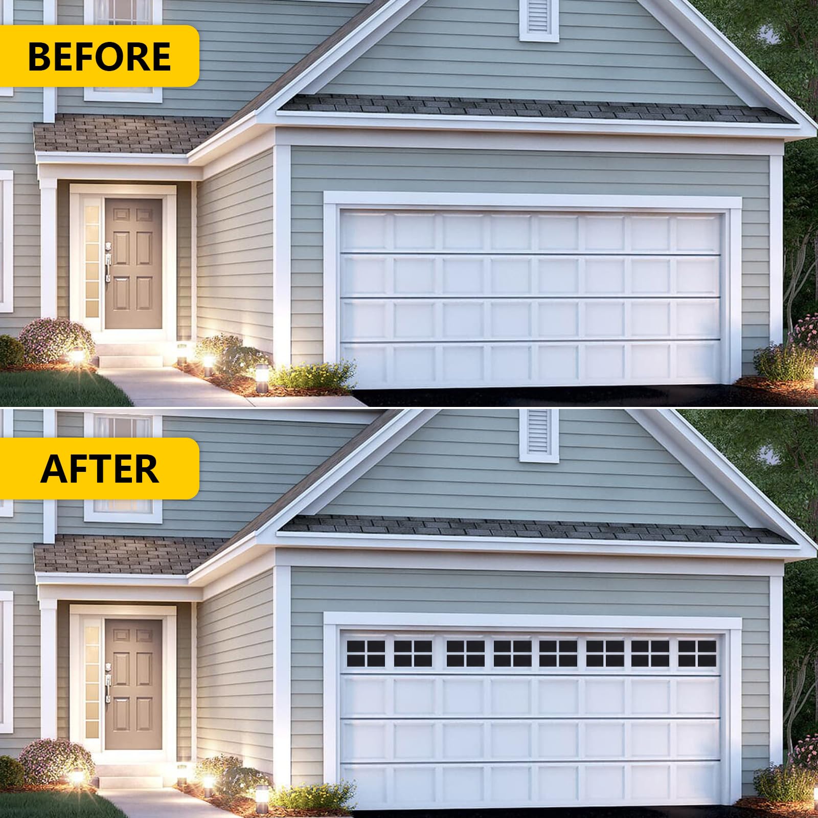 CORNERIA easy-install, removable decor requires no tools or drilling.