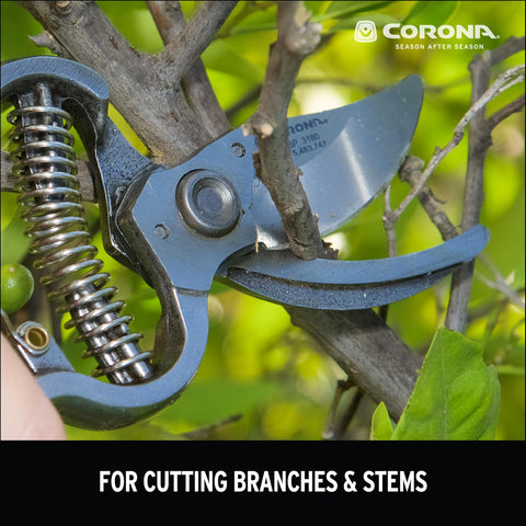 Corona BP 3180D pruner safety lock keeps blades secured after use