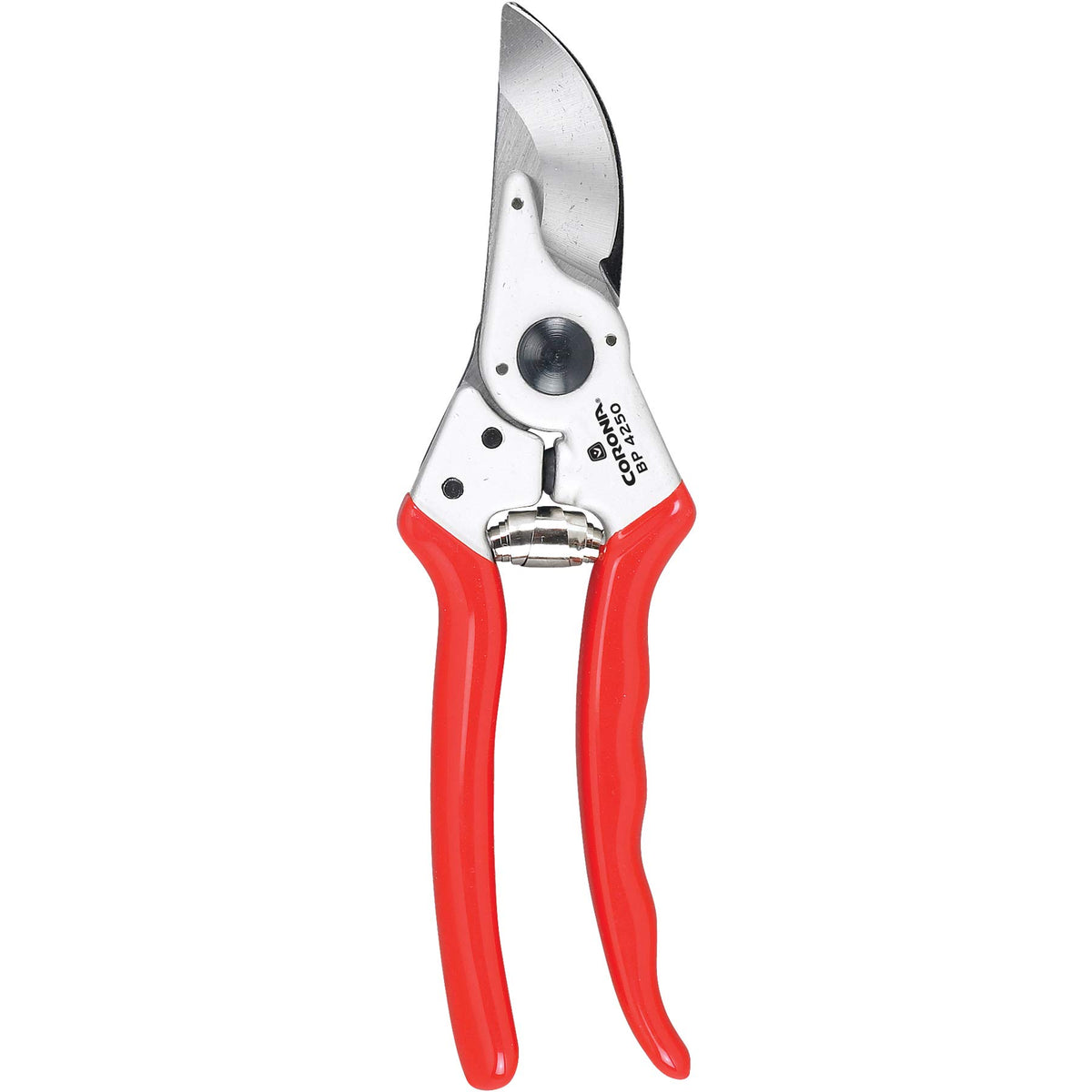 Corona Bypass Pruner cut-action shows precise cuts on thick stems.