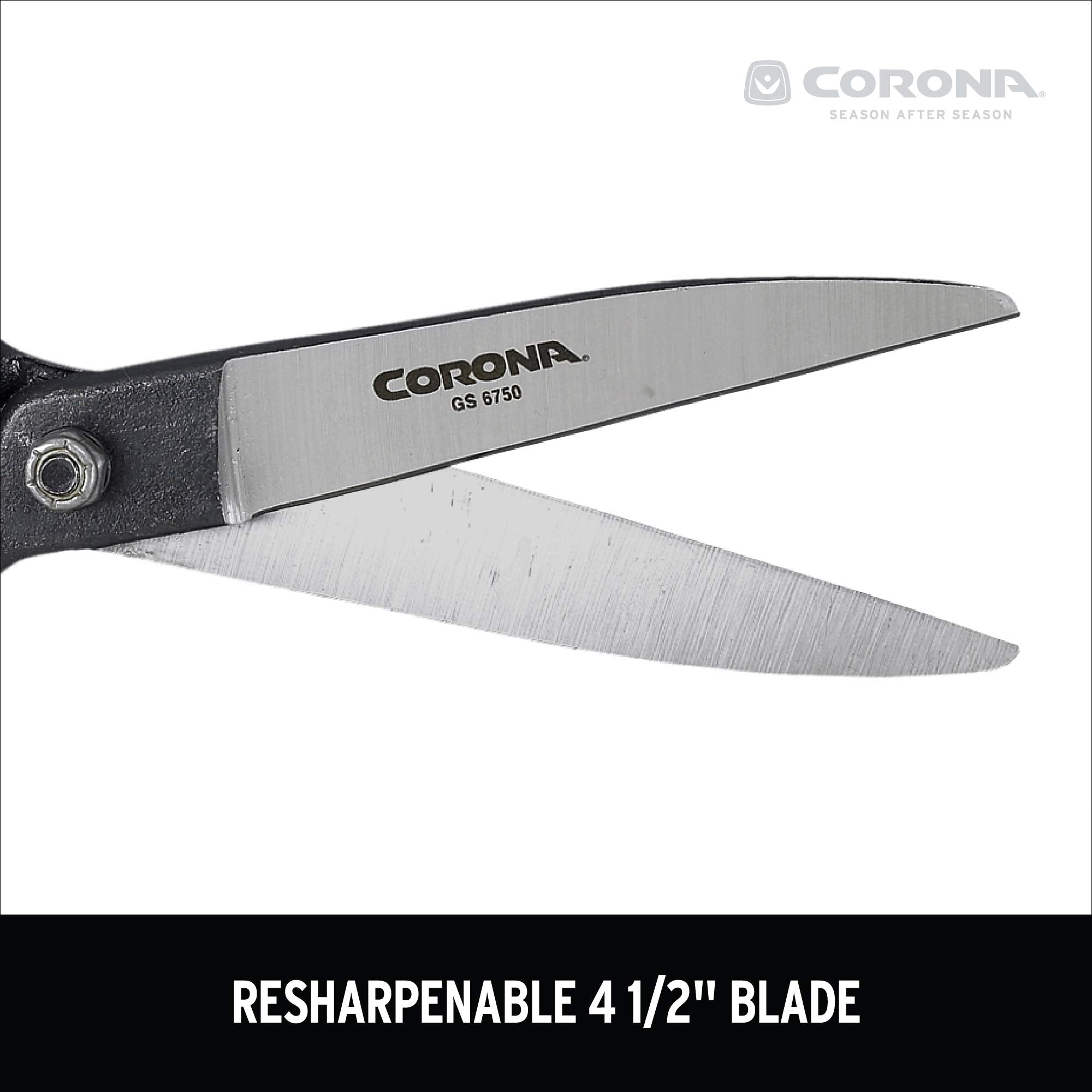 Corona ClassicCUT re-sharpenable blades maintain precise cuts season after season