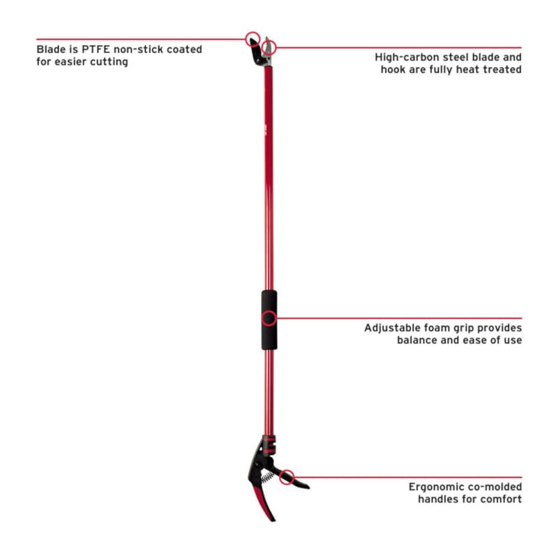 Corona Clipper light-duty pruner handles small twigs in tight spaces