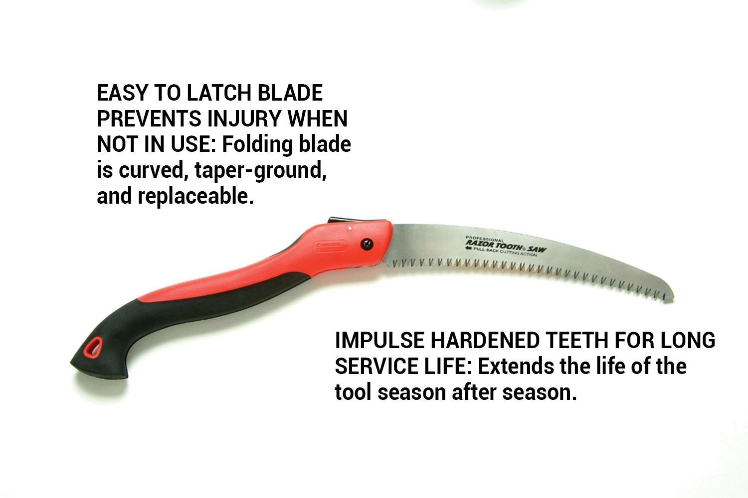 Corona compact folding tool fits belt or backpack