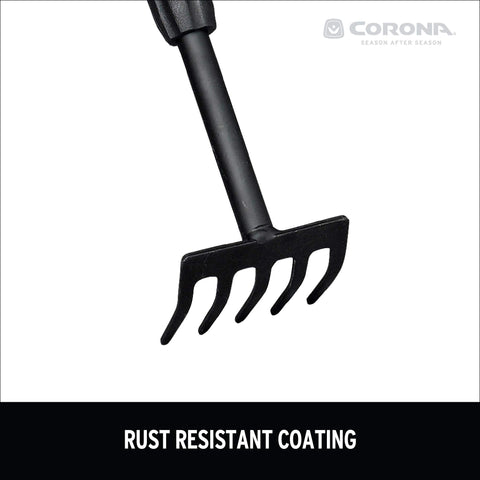 Corona GT 3070 ergonomic red grip improves control during long gardening sessions