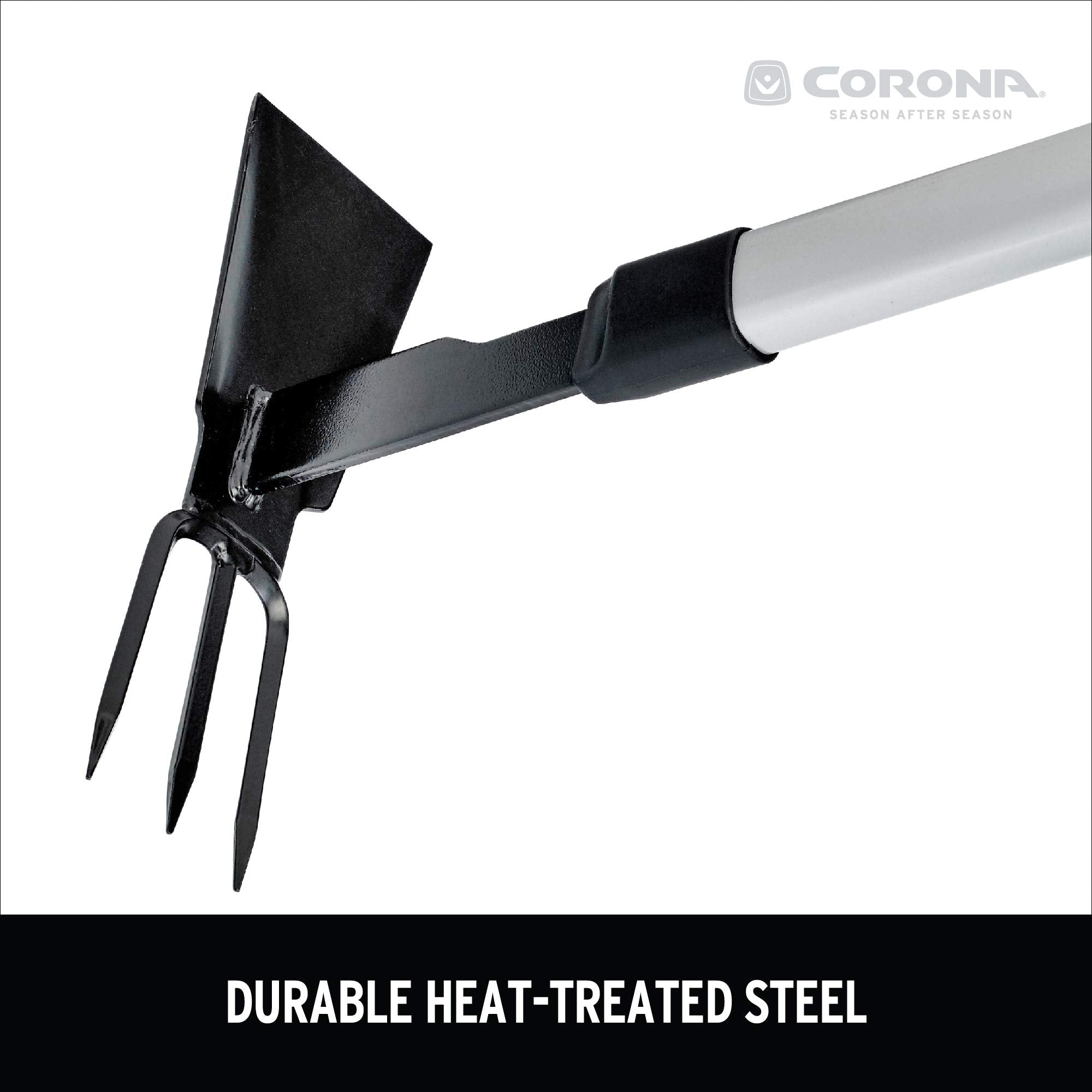 Corona GT3244 durable steel construction withstands tough soil