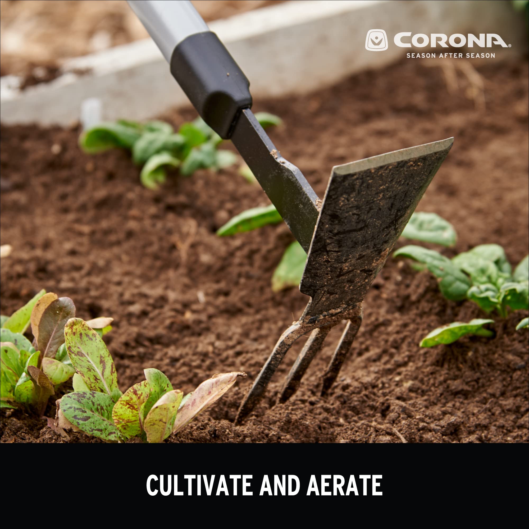 Corona GT3244 garden bed maintenance tool for weed control