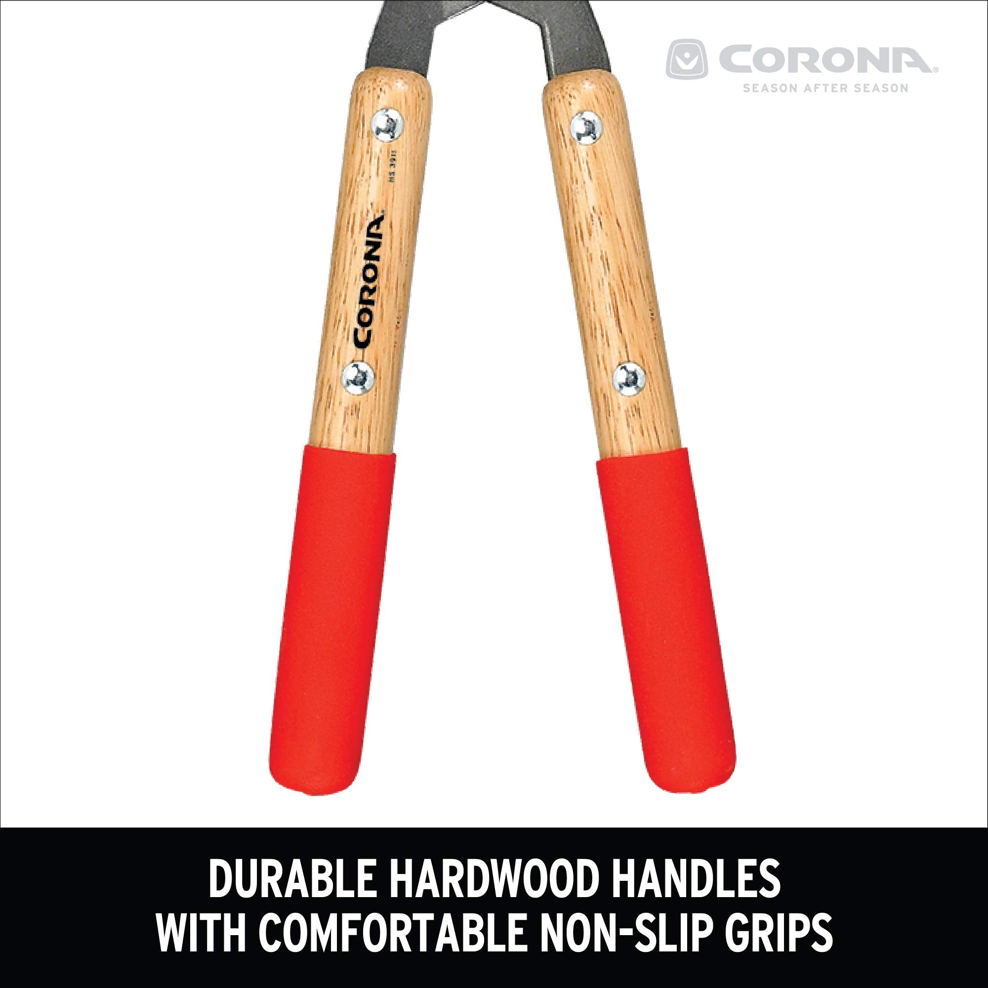 Corona HS 3911 hedge shear enables precise trimming of hedge tops and edges.