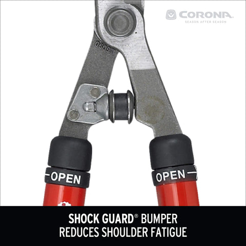 Corona HS 3950 red ergonomic grip for comfortable trimming