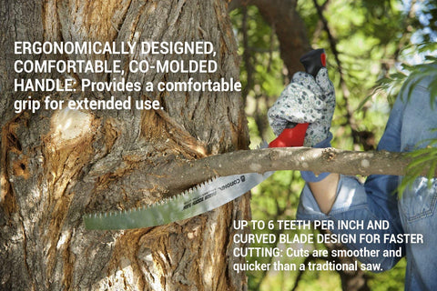 Corona razor teeth three-sided impulse-hardened design cutting efficiently