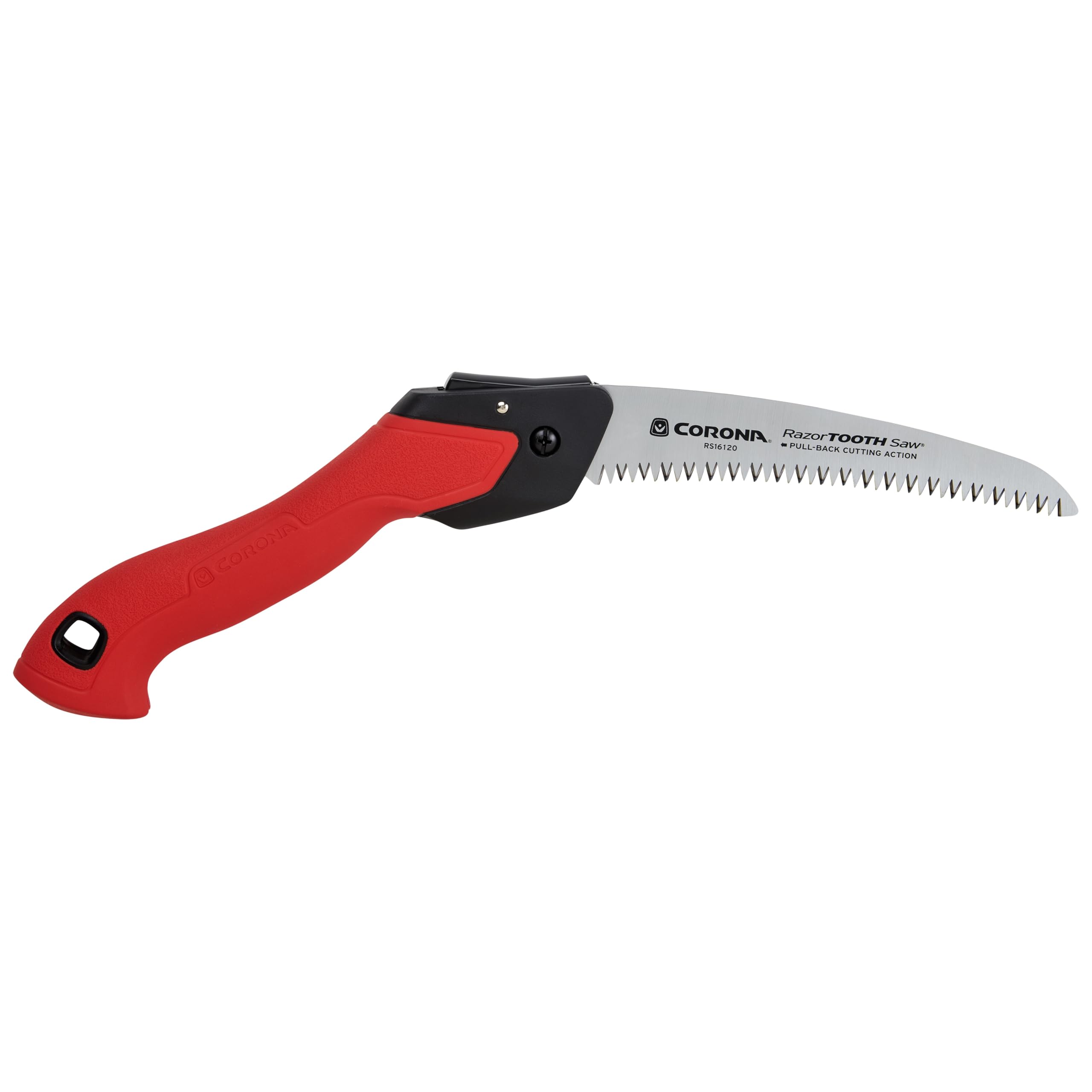 Corona RazorTOOTH folding pruning saw blade cutting live branches quickly
