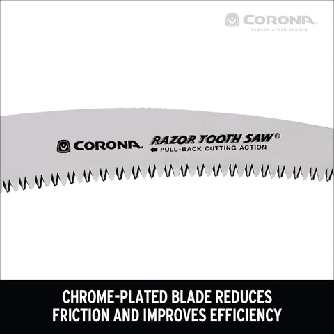 Corona RazorTOOTH saw with impulse-hardened teeth for longer tool life.