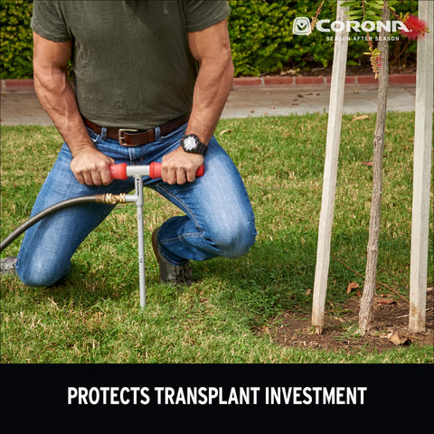 Corona RootIRRIGATOR: drought-friendly irrigation in dry or compacted soil