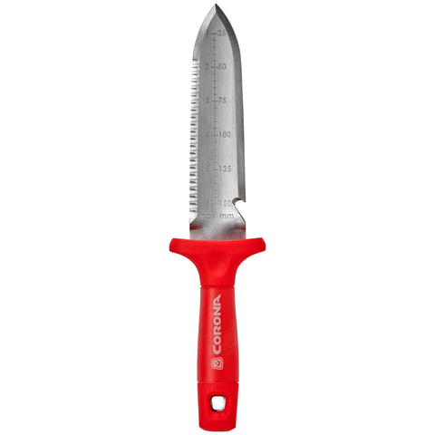 Corona Hori knife removing weeds at the root.