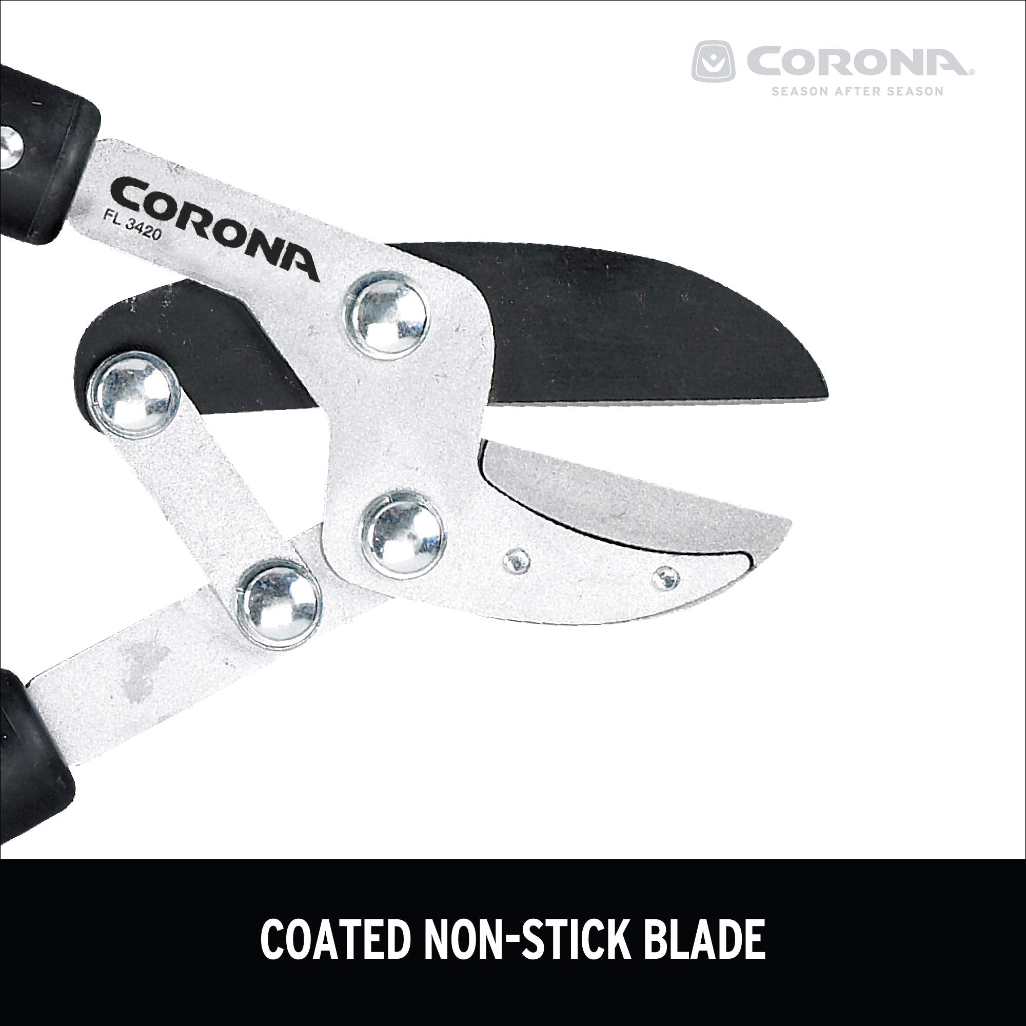 Corona FL 3420 ideal for pruning trees and trimming shrubs