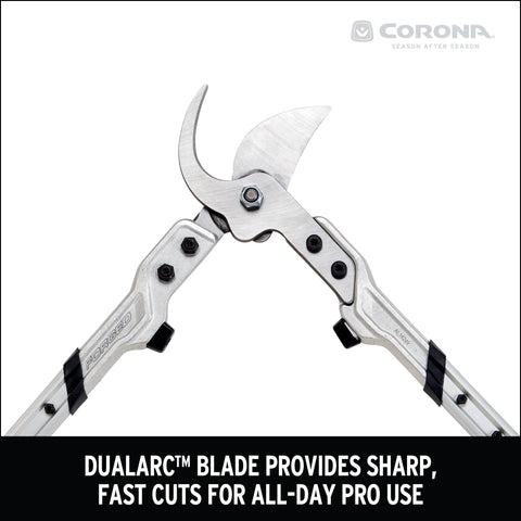 Corona X Series Pro Lopper handles storm-damaged branches in large landscapes.