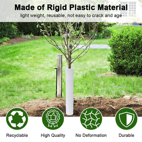 Corrugated Tree Guards simple installation wrap around trees for quick bark protection