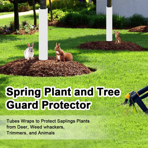 Corrugated Tree Guards weatherproof bark shield guards trees in sun and rain