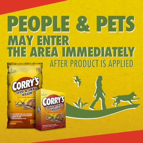 Corry's Slug Snail Killer kills slugs and snails in days